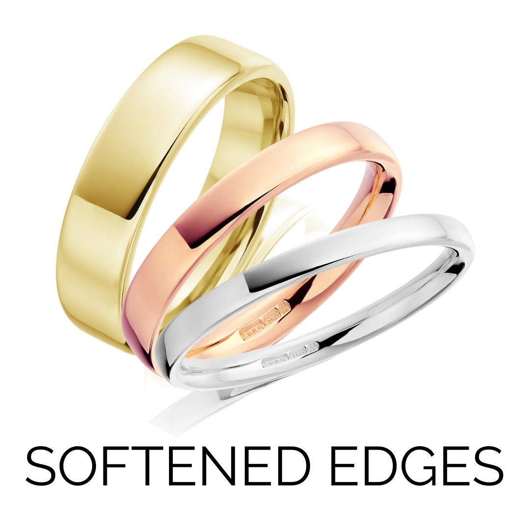 View Softened Edges wedding rings at John Pass