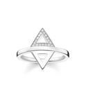 Thomas Sabo Sterling Silver Glam and Soul Triangle Ring D_TR0019-725-14-54