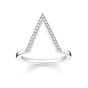 Thomas Sabo Sterling Silver Glam and Soul Triangle Ring D_TR0020-725-14-54