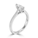 Platinum Pear Shaped Diamond ring 01-01- 673