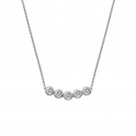 Hot Diamonds Tender White Topaz Sterling Silver Necklace - DN129