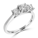 Platinum Three Stone Diamond Ring 01-03-373