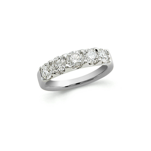 Platinum Diamond Five stone ring 01-06-551