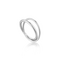 Ania Haie Modern Double Wrap Ring. Set In Silver. R002-01H-58
