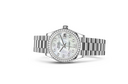 Rolex Datejust watch in Gold and Gem-set dial, Light dial at John Pass, official Rolex retailer. Ref: M278289RBR-0005, on side