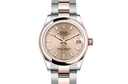 Rolex Datejust 31 watch in Oystersteel and gold and Coloured dial at John Pass, official Rolex retailer. Ref: M278241-0009, details