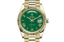 Rolex Day-Date 40 watch in Gold and Coloured dial at John Pass, official Rolex retailer. Ref: M228238-0061, details