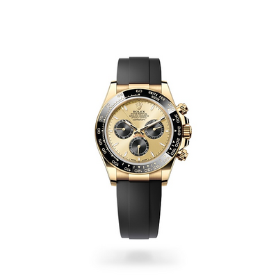 Rolex Cosmograph Daytona watch in Gold and Coloured dial at John Pass, official Rolex retailer. Ref: M126518LN-0012, full image